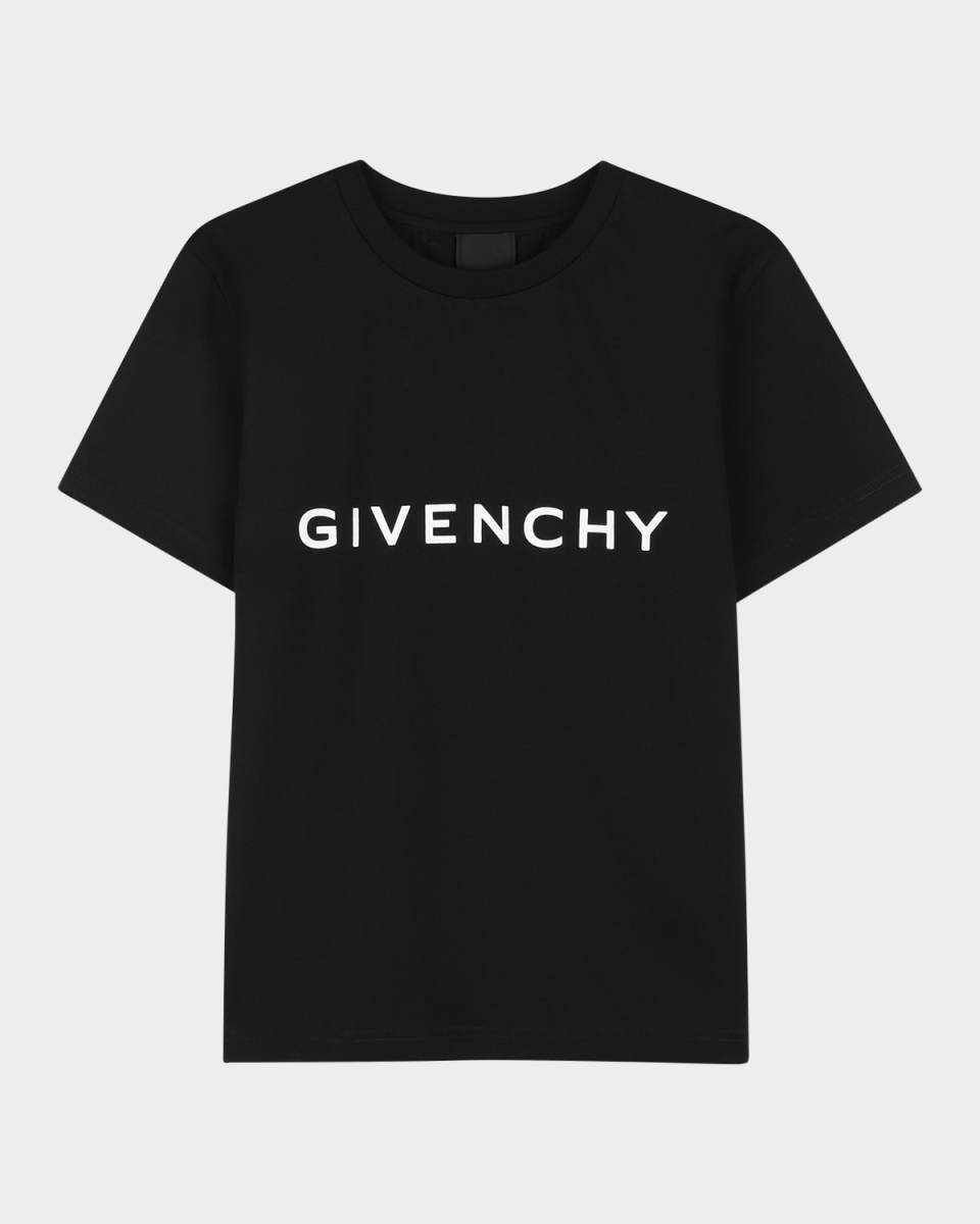 Boy's Short-Sleeve Logo T-Shirt, Size 4-8